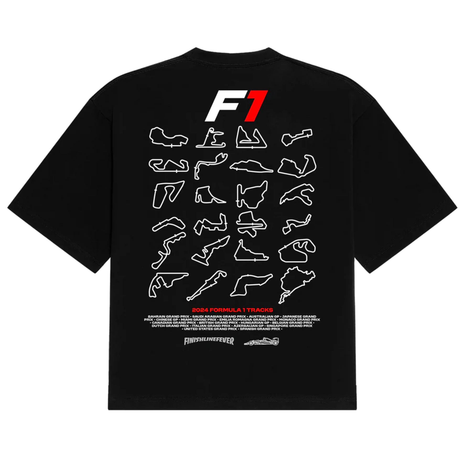 Formula 1 Tracks Tee